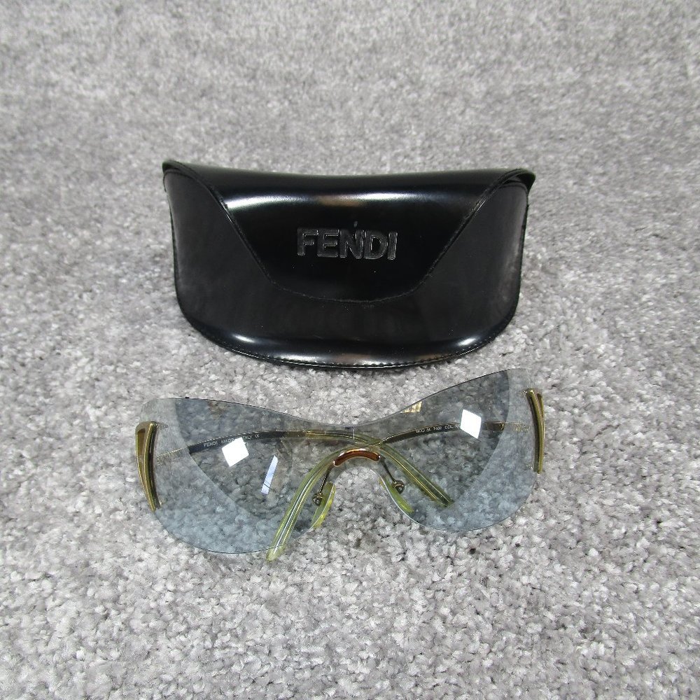 Fendi Sunglasses Sl 7402 Wrap Gold